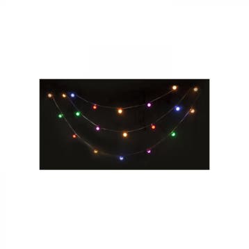 Ibiza Ledstring-color Lichtsnoer Met 20 Kleur LED Lampen, Nieuw