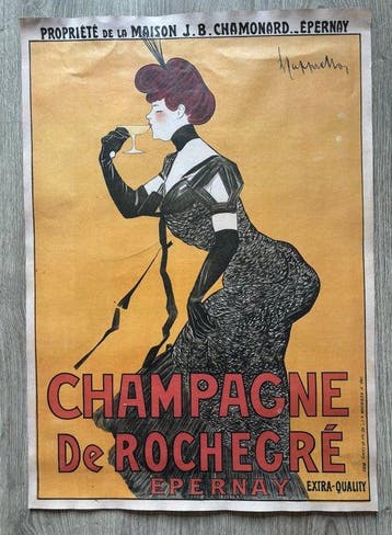 Leonetto Cappiello - Champagne De Rochegré Epernay –