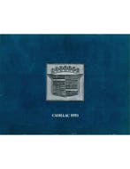 1970 CADILLAC PROGRAMMA BROCHURE ENGELS, Nieuw