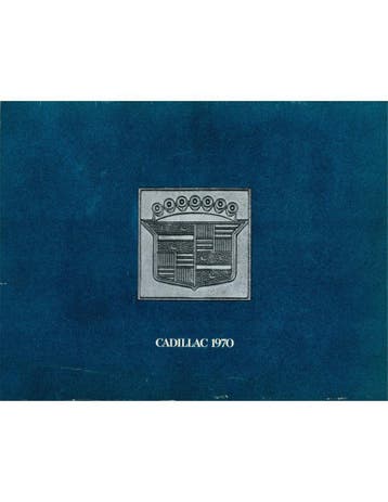 1970 CADILLAC PROGRAMMA BROCHURE ENGELS, Nieuw