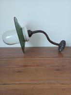 Lamp - Gietijzer - originele franse stallamp, Antiek en Kunst