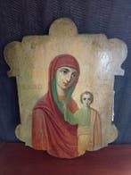 Icône - Mère de Dieu, Saint Nicolas le Thaumaturge - Bois -
