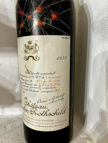 1959 Chateau Mouton Rothschild - Bordeaux 2ème Grand Cru, Nieuw