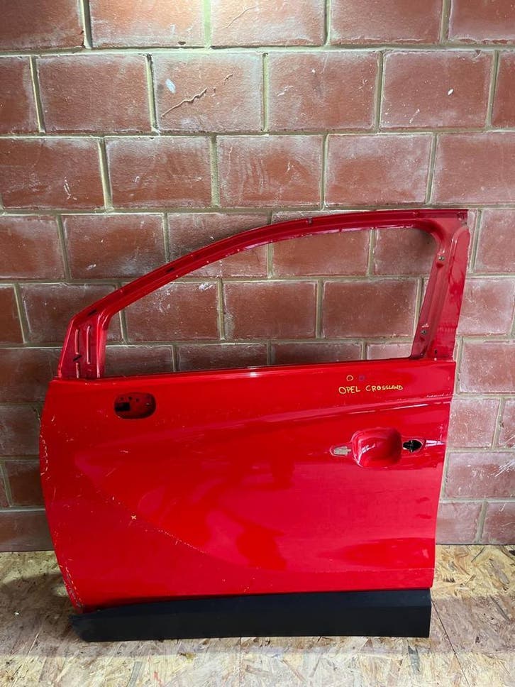 Porte av. gauche Opel Crossland / Crossland X 2017-24 Rouge, Autos : Pièces & Accessoires, Carrosserie & Tôlerie, Opel, Utilisé