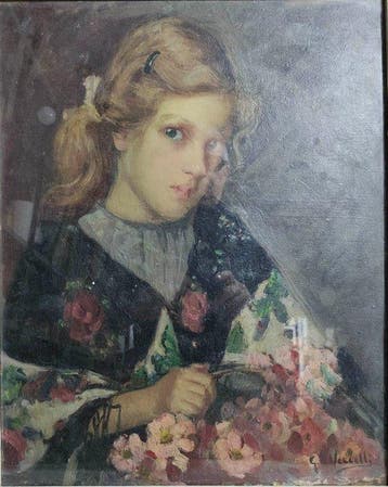 Giulio Romano Vercelli (1871-1951) - Ritratto di giovane