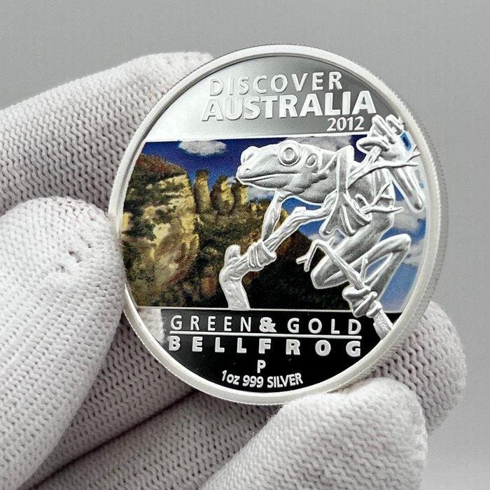 Australië. 1 Dollar 2012 – Discover Australia: Green & Gold, Postzegels en Munten, Munten | Europa | Niet-Euromunten