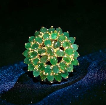 Sans prix de réserve - Bague Argent sterling 925 plaqué or, Nieuw