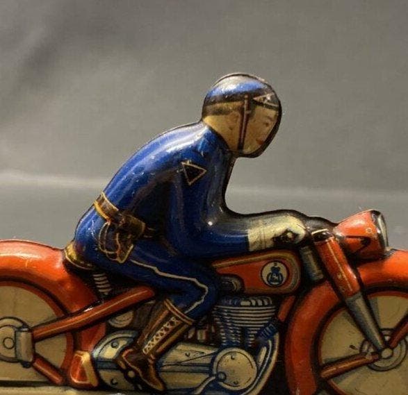 Philipp Niedermeier - Jouet en étain - PN penny toy politie, Antiek en Kunst, Antiek | Speelgoed