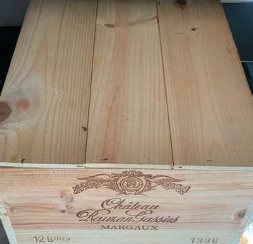 1996 Chateau Rauzan-Gassies - Bordeaux, Margaux 2ème Grand, Nieuw