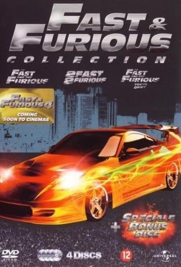Fast & The Furious (1-3) (4DVD), Verzenden, Actie