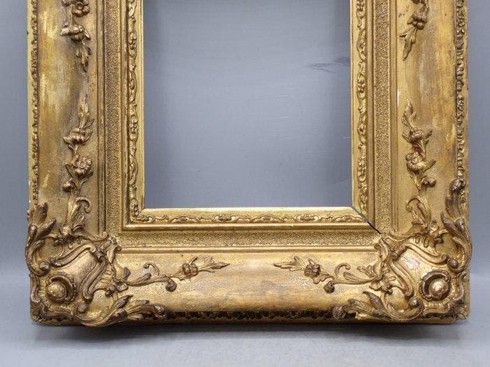 Lijst - Verguld hout, Antiek en Kunst, Antiek | Overige Antiek