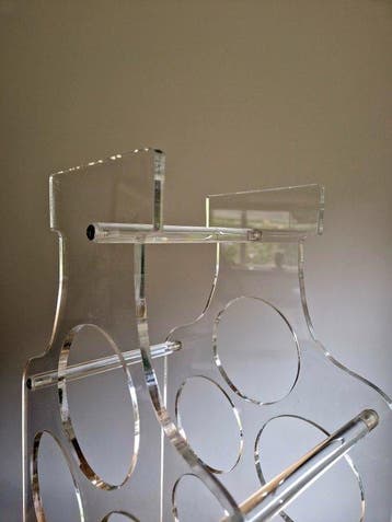 Wijnrek - Acrylglas - Nederlands Design