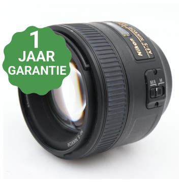 10% korting | Nikon AF-S 85mm F/1.8G | Tweedehands, Verzenden