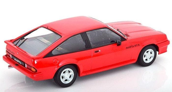 Norev 1:18 - Modelauto - Opel Manta CC GT/E -1982- Rood-, Hobby en Vrije tijd, Modelauto's | 1:5 tot 1:12