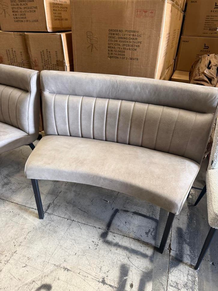 Eetkamerbank voor ronde tafel (nieuw, outlet), Huis en Inrichting, Stoelen, Nieuw