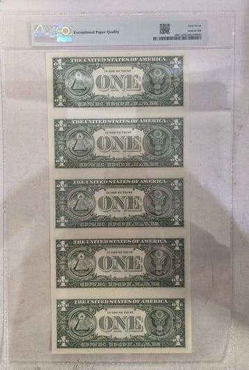 Verenigde Staten van Amerika. - 5 x 1 Dollar - 2021 - Uncut