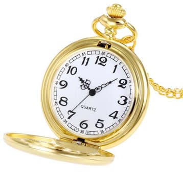 Fako - Zakhorloge - XXL - Classic - Ø 47mm - Goudkleurig, Verzenden