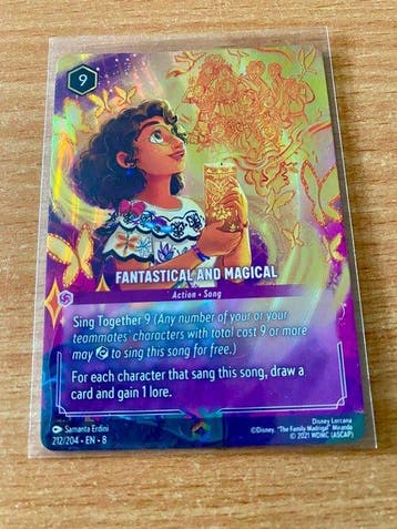 Disney - 1 Card - Disney Lorcana - Action - Song 212/204
