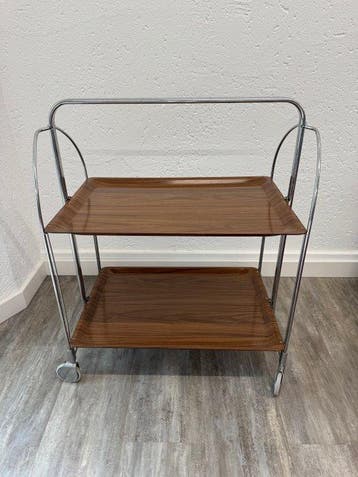Chariot de service - Dinette - Chrome