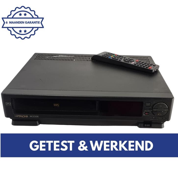 Hitachi VT-M220E | Videorecorder | VHS Speler | Videospeler, TV, Hi-fi & Vidéo, Lecteurs vidéo, Envoi