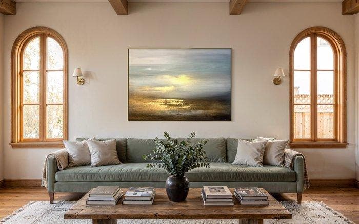 Francis Art Studio - The Sun Dance- XL, Antiquités & Art, Art | Peinture | Moderne
