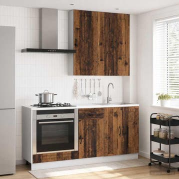 vidaXL Keukenblok KALMAR 5 st Oud hout Bewerkt hout, Verzenden