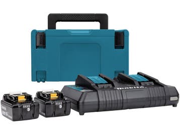 Makita 197629-2 - Accu Starterset 18V - 2x 5.0Ah accus +, Verzenden, Zo goed als nieuw