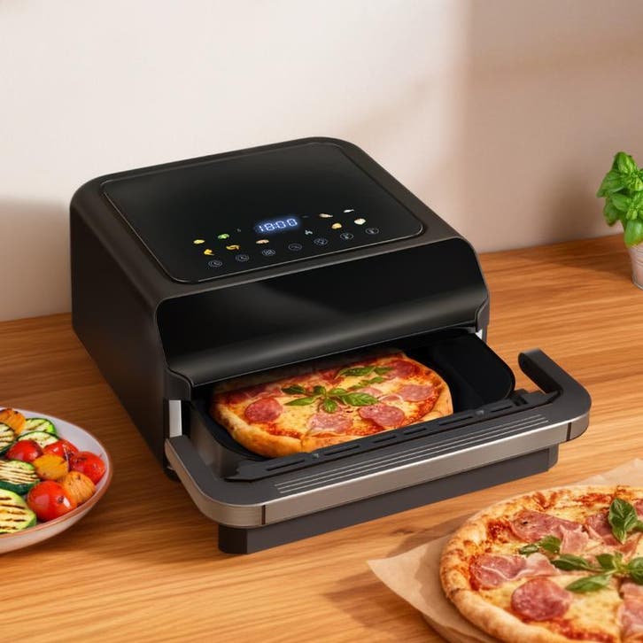 Friteuse à air chaud Alpina pour pizza - ZHAF-798A | 2 100 W, Electroménager, Friteuses, Neuf, Envoi