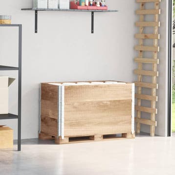 vidaXL Palletopzetranden 3 st 100x50 cm massief grenenhout, Verzenden