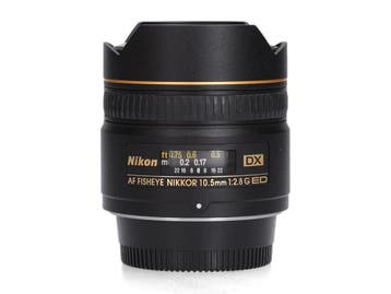 Nikon AF DX 10.5mm f/2.8 G ED Fisheye - Fisheye, Ophalen of Verzenden, Zo goed als nieuw