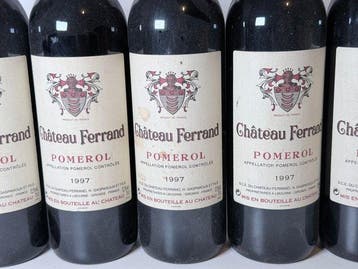 1997 Château Ferrand - Pomerol Pomerol - 6 Flessen (0.75, Verzamelen, Nieuw