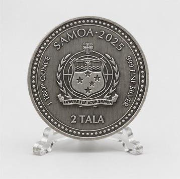 Samoa. 2 Tala 2025 – Seahorse – 1 oz Silver Coin – .999 Fine