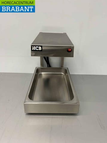 HCB RVS Frietwarmer Frieswarmhouder 1/1 gastronorm GN 230V, Verzenden
