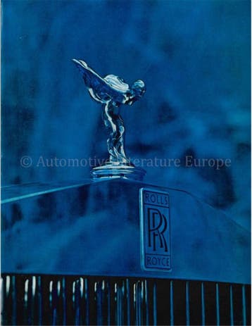1973 ROLLS ROYCE PROGRAMMA BROCHURE ENGELS