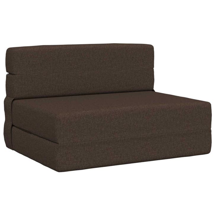 vidaXL Vouwsofa Bed Taupe 190 x 70 x 15 cm Stof, Maison & Meubles, Canapés | Salons, Envoi