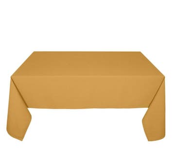 Tafelkleed Gold Geel 132x132cm - Treb SP, Huis en Inrichting, Verzenden, Nieuw, Overige kleuren, Tafelkleed of Tafelzeil