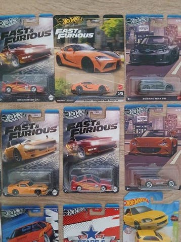 Hot Wheels 1:64 - Voiture miniature (23) - Various Hot, Nieuw