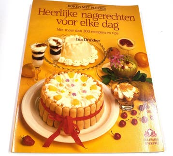 Heerlijke nagerechten voor elke dag / Culinaire boekerij -, Boeken, Verzenden, Gelezen, Drukker