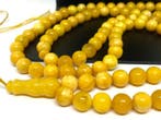 Perles de prière en ambre balte véritable – 99 perles rondes