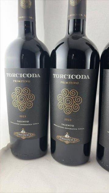 2023 Tormaresca Torcicoda Primitivo - Puglia - 6 Bouteilles, Nieuw