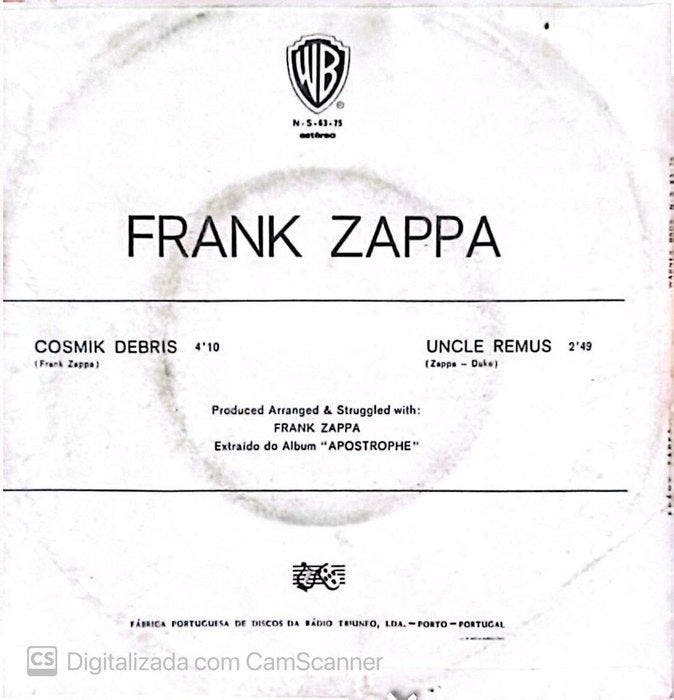 Frank Zappa - Cosmik Debris - Hard to find 7 single from, CD & DVD, Vinyles Singles