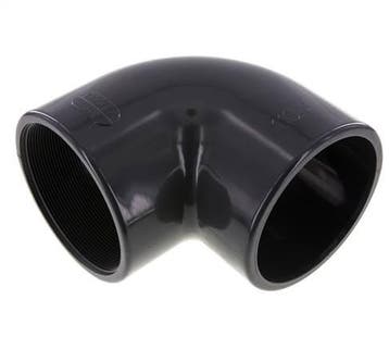 Raccord Coudé Pvc 90Degrés Prise Femelle 110X129Mm X Femelle, Verzenden