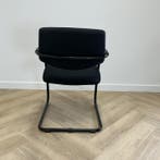 sitland Uni vergaderstoel / sledestoel, zwart, Huis en Inrichting, Stoelen, Gebruikt, Zwart, Eén