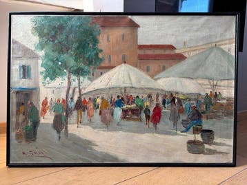 Armando Busa (1914-1975) - Markt