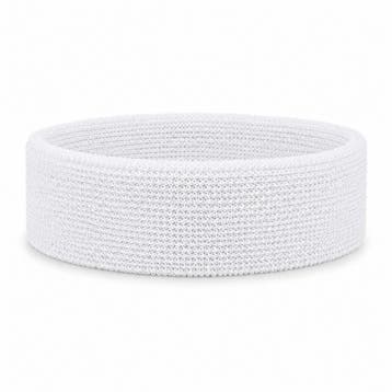 Haarband Sport 4cm - Badstof - Wit, Nieuw