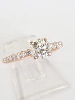 Verlovingsring - 14 karaat Roségoud - 0.82ct. tw. Diamant
