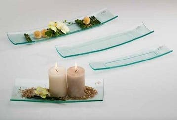 Surf schaal plate rechthoek platte schaal 37,5x9,5x3 cm, Maison & Meubles