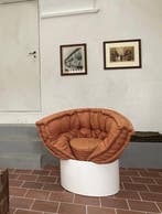 LAGO - Brit Leissler - Fauteuil - Huggy - Linnen, MDF -