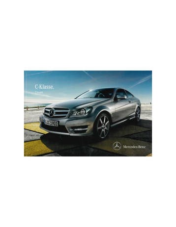 2012 MERCEDES BENZ C KLASSE COUPÉ BROCHURE NEDERLANDS, Nieuw