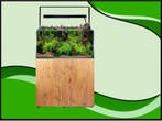 Osaka Ultrascape zwart 90x60x45cm aquarium + 4x LED verlicht, Verzenden, Verlichting of Verwarming